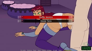 Teen titans ep 12 Todas as atividades com Starfire at&eacute_ terminar Gozando em sua Buceta