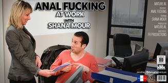 Anal fucking at work with Shana Mour