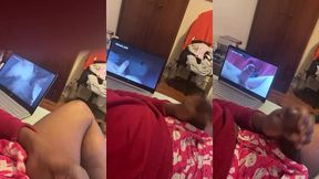 client from portugal paying homage to my penis