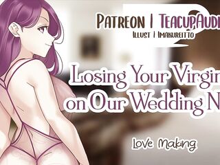 Losing Our Virginities on Our Wedding Night (F4M)