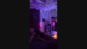 Late night lovemaking under the stars