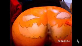 Smashing Gaped Cunts in Squishy Pumpkin Flesh Orgasms of Carnal Carnage