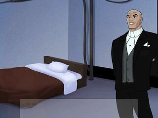 Barbra Gordon shows off her hawt body to Lex Luthor