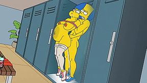 Anal Housewife Marge Moans With Pleasure As Naughty Cum Fills Her Ass And Squirts In All Directions / Hentai / Uncensored / Toons / Anime