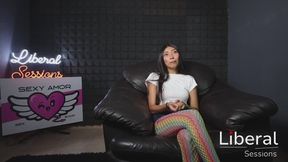 Anal sex with submissive skinny girl, her first bondage.