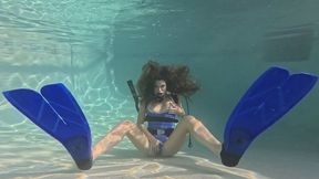 Underwater Scuba Masterbation with Nathalia
