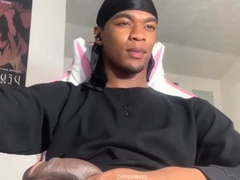 Solo Black Gay Masturbating