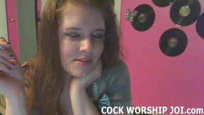Watch me smoke while you stroke your cock