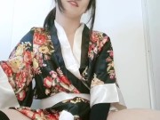 0018 japanese crossdresser Rai_Luy colourful dildo play