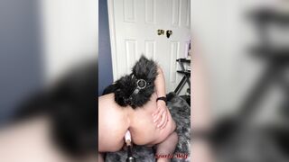 Goth PuppyGirl gets fucked