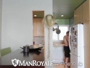 HD - ManRoyale Dick sucking and ass fucking for breakfast