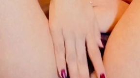 Young Brazilian Latina girl masturbates her tight pussy