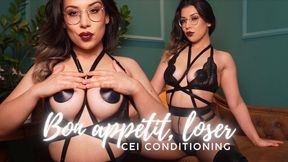 Bon Appétit: The Loser Diet ( CEI Coinditioning in Loser Pose and Verbal Humiliation )