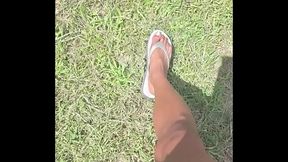 Stomping Around The Yard! Everything Looks So Small From Up Here!