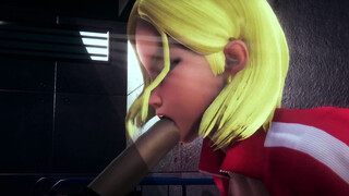 [DRAGON BALL] Sexy Android 18 has huge milkers (3D PORN 60 FPS)