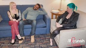 Female Cuck Psychiatrist Bree Austin counsels Kora Bell and Darren Blaze