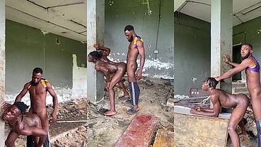 Naughty college student lives out fantasy to fuck stranger outdoor