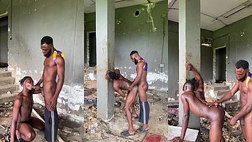 Naughty college student lives out fantasy to fuck stranger outdoor