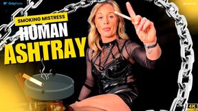 Smoking Mistress and Her Human Ashtray | The Real Smoking Housewife