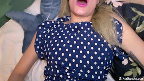 Obedient doll for sex deepthroat and rough fucking - oral creampie