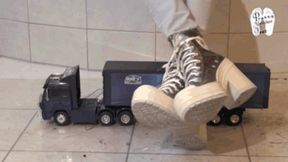 Big RC Truck under heeled Chucks