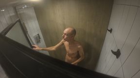 Play with you dick as you watch me take a nice shower