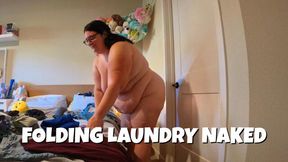 BBW Folds Laundry Naked