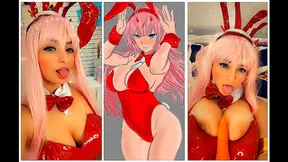 Zero Two Cosplay JOI Challenge – Dare You To Cum 3 Times With Anal Fucking