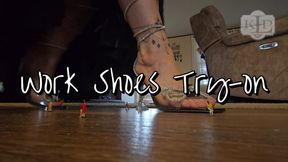 Work Shoe Try-on