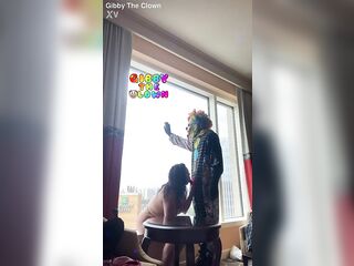 Large Butt Latin chick Smack Clown Ramrod For The 1st Time & Enjoyed it!