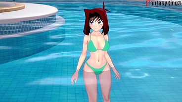 Anzu Mazaki (Tea Gardner) Pool - Red 1 - Yu-gi-Oh - Full And Full POV on Sheer or PTRN: Fantasyking3
