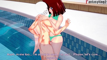 Anzu Mazaki (Tea Gardner) Pool - Red 1 - Yu-gi-Oh - Full And Full POV on Sheer or PTRN: Fantasyking3