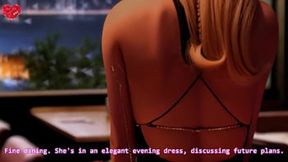 Blonde Stepsis' Unreal Body Rides You POV - Cum-Filled Uncensored 3D Sextech Adventure