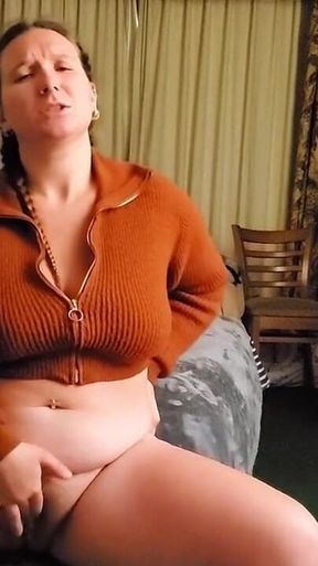 I Fucked My Self for My 64F Lesbian Soccer Coach in Her Sweater & Gave Her the Video