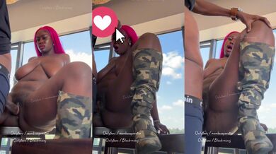 SQUIRTIIIING RAIN , KENYAN FEMALE SOLDIER SCREWED IN AN SQ ON A MADARAKA DAY HOLIDAY