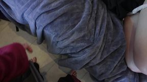 busty barefoot maid getting hard anal fuck (pov)