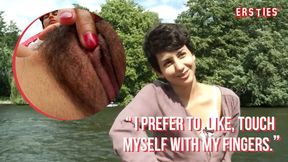 Sexy brunette seduces boaters with hairy vulvas, boat parties