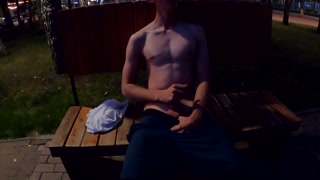 masturbate outside while the city wakes up