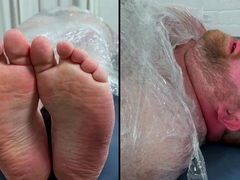 Bear Sub Wrapped And Tickled Hard