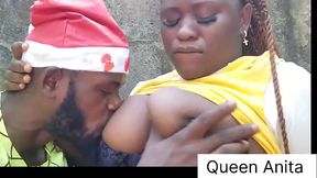 Queen Anita Fortunately Received A Christmas Gift And Good Fuck In His Farm