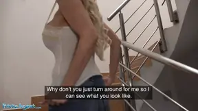 Public Sex, Blonde Aussie Tori Cummings gets fucked in the office