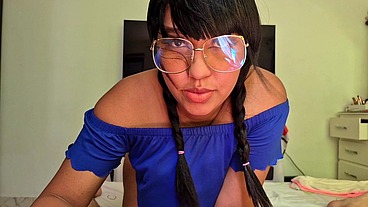 Una linda tarde con esta puta gorda que le encanta ser follada por una verga grande!!