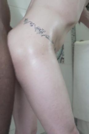 Having fun in the shower BBC