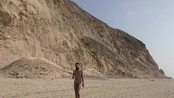 An Israeli man with a big cock fucks an Arab man at the beach