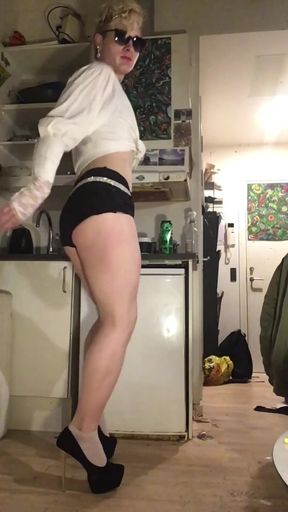 Sissy Fag Jes Brinch Hotpants