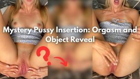 MYSTERY PUSSY INSERT ! Secret reveal masturbation