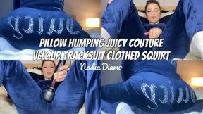 Fit Body College Girl Pillow Humping Juicy Couture Velour Tracksuit Clothed Squirt In Pants