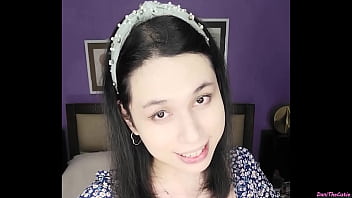 Your doll tgirlfriend Dani gave you a quick footjob after playing a weird game