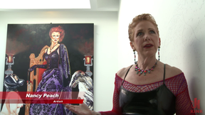 Nancy Peach Unvails Her Art Work on the Upper Floor