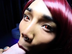 Teen Ladyboy Fucks Straight Guy POV
